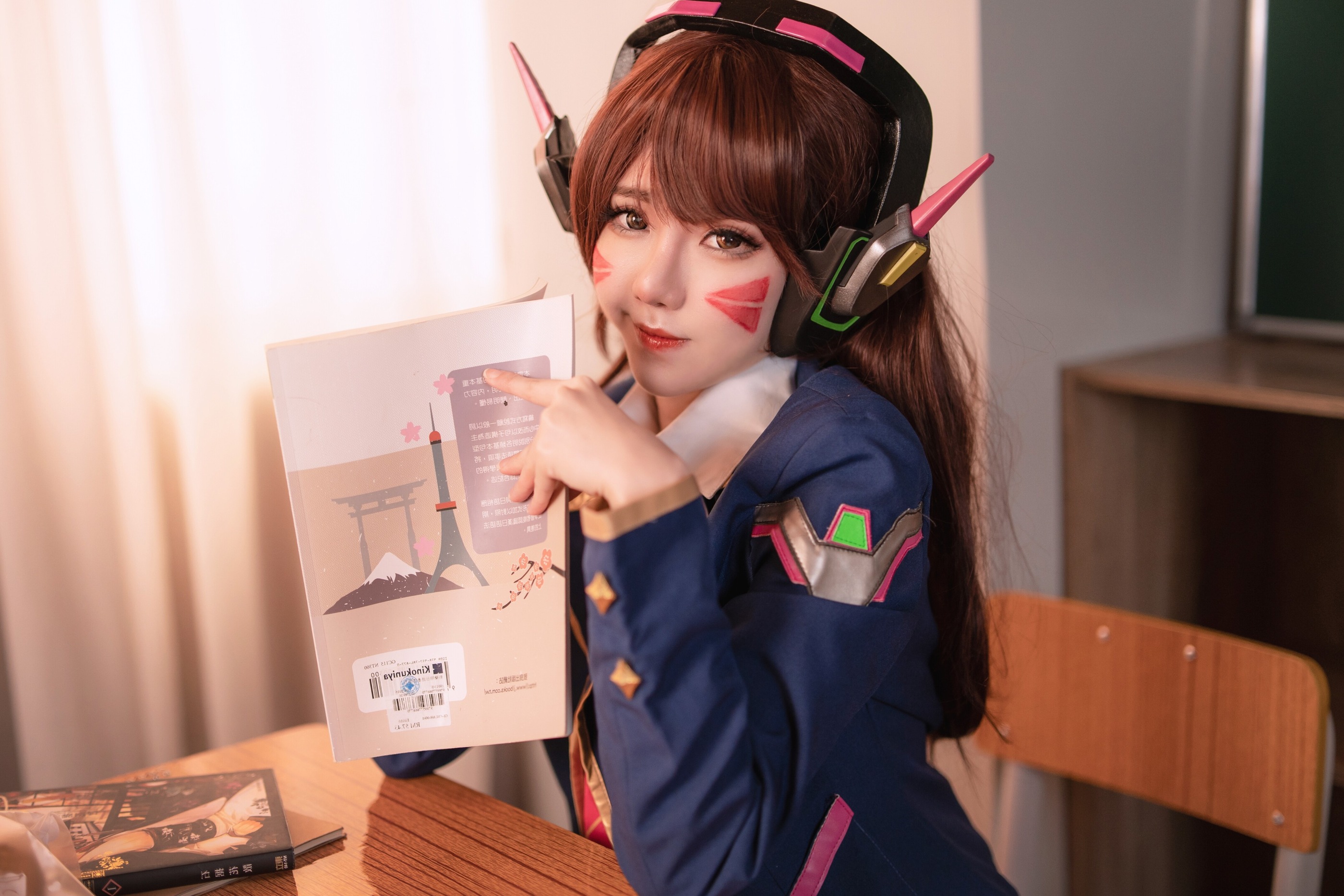 图片[1]-Sally Dorasnow – NO.008 D.Va School Girl[20P]-XikXak